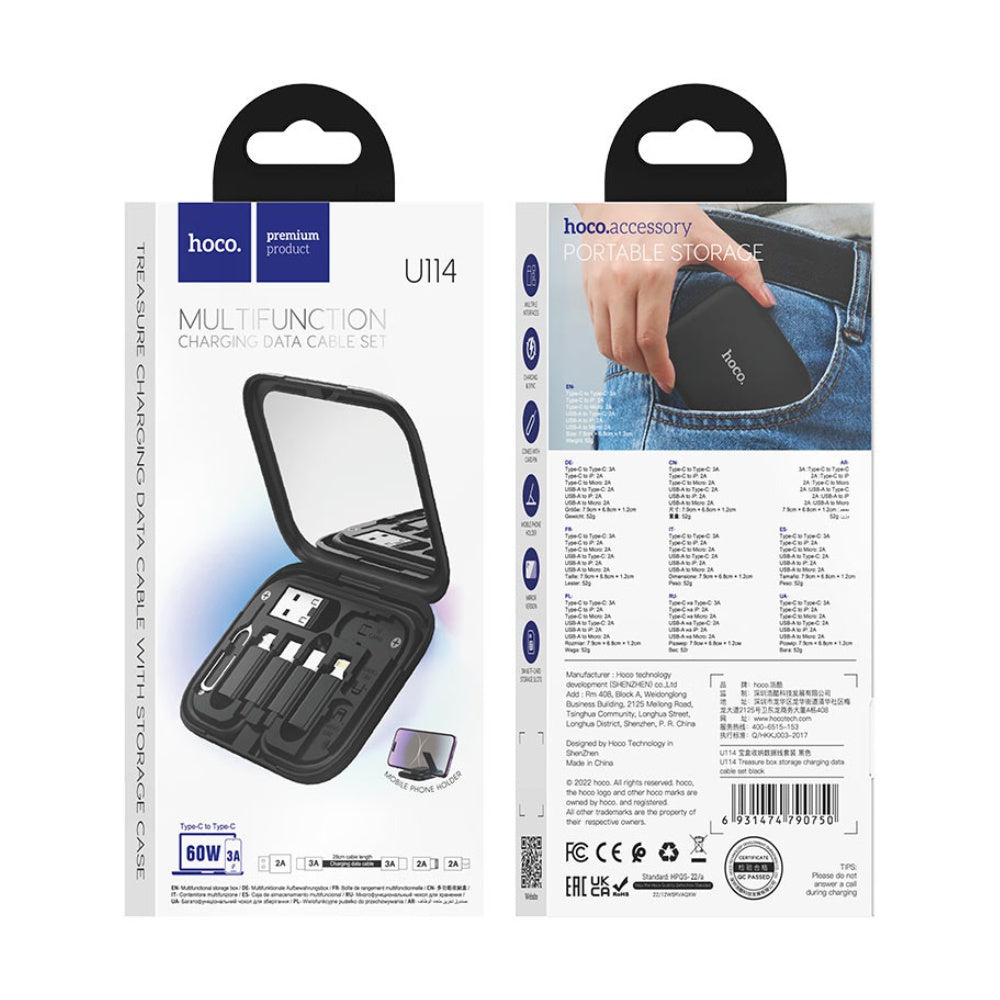 Hoco Multifunction Charging Data Cable Set 60W U114 - BeyTrend