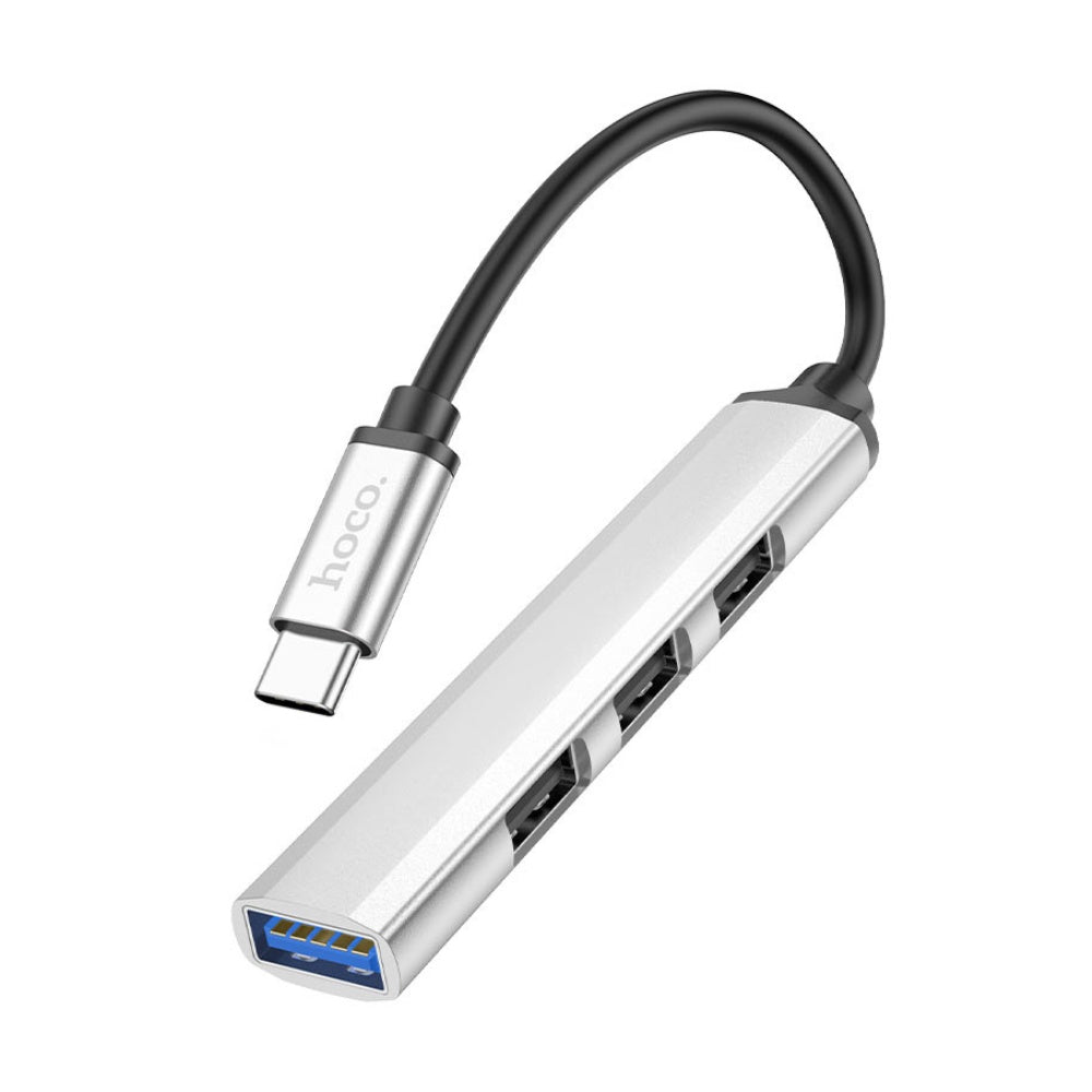 Hoco USB Hub 4 in 1 USB-C to USB-A HB26