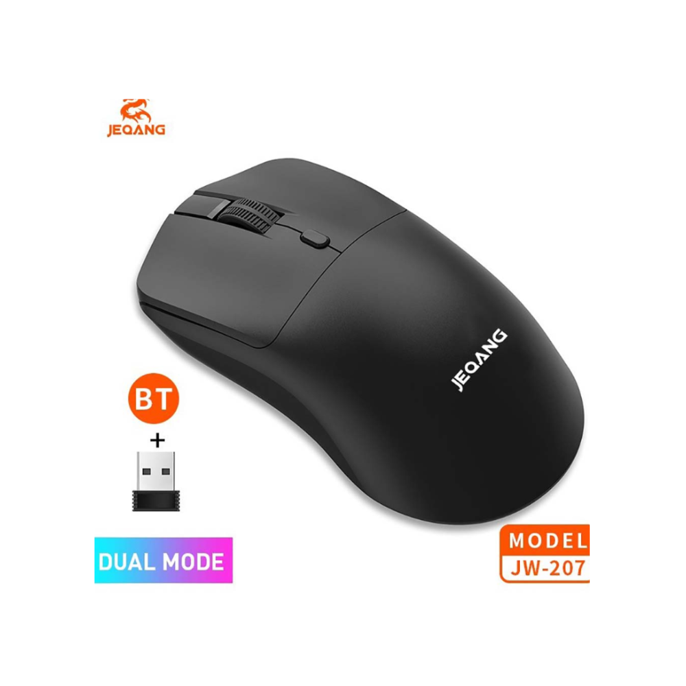 Jeqang Wireless Dual Mode Mouse 2.4Ghz USB Adapter , Bluetooth JW-207 BT - BeyTrend