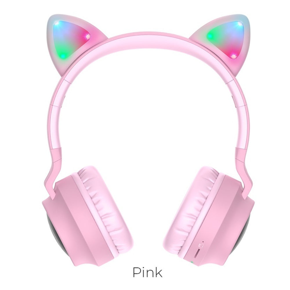 Hoco Wireless Cat Ear Headphones W27 image 4