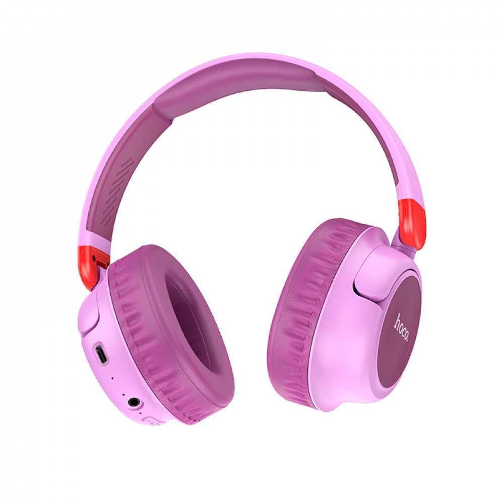Hoco Stereo Wireless Headphones W43 - Purple image