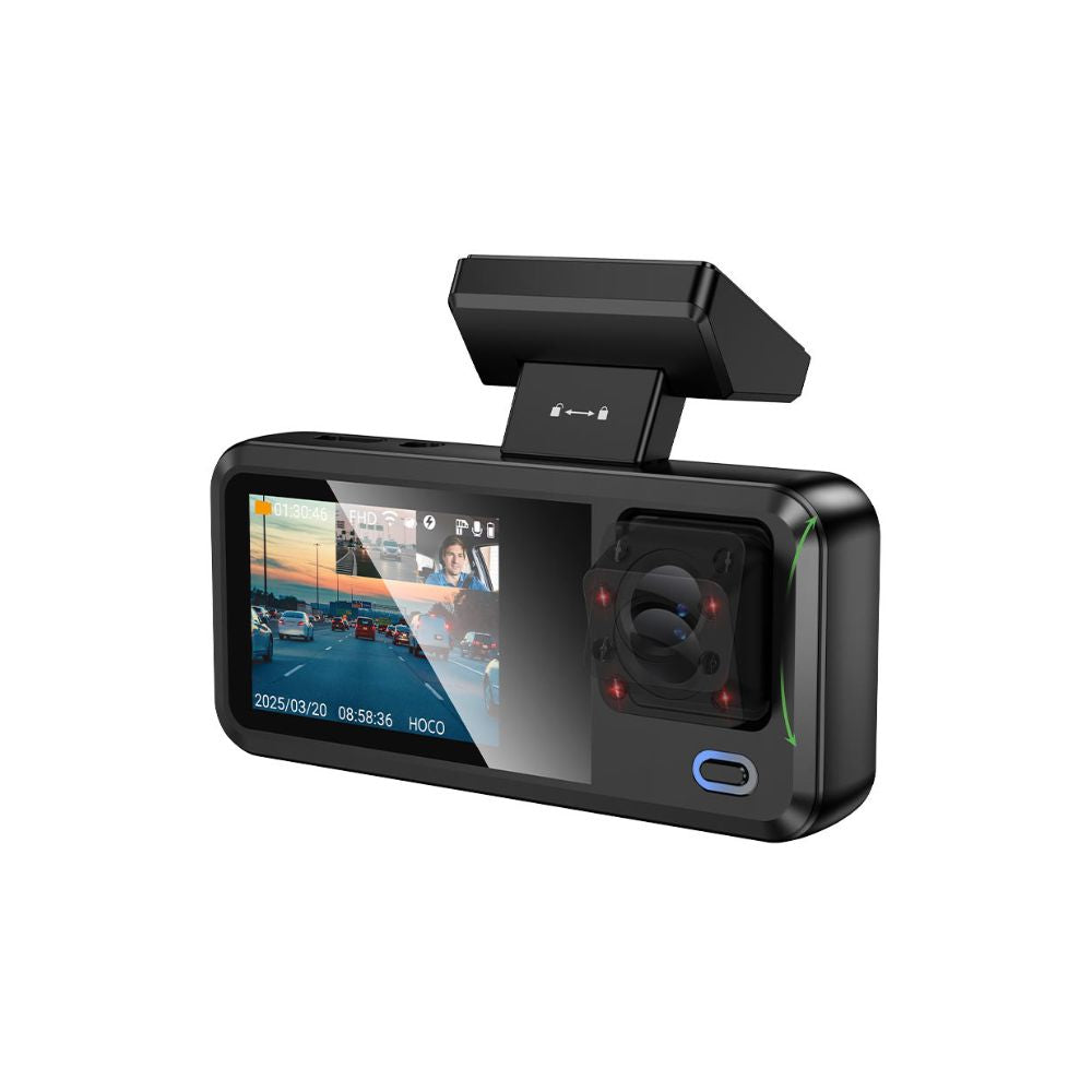 HOCO DV15 Tri-Channel Dash Cam
