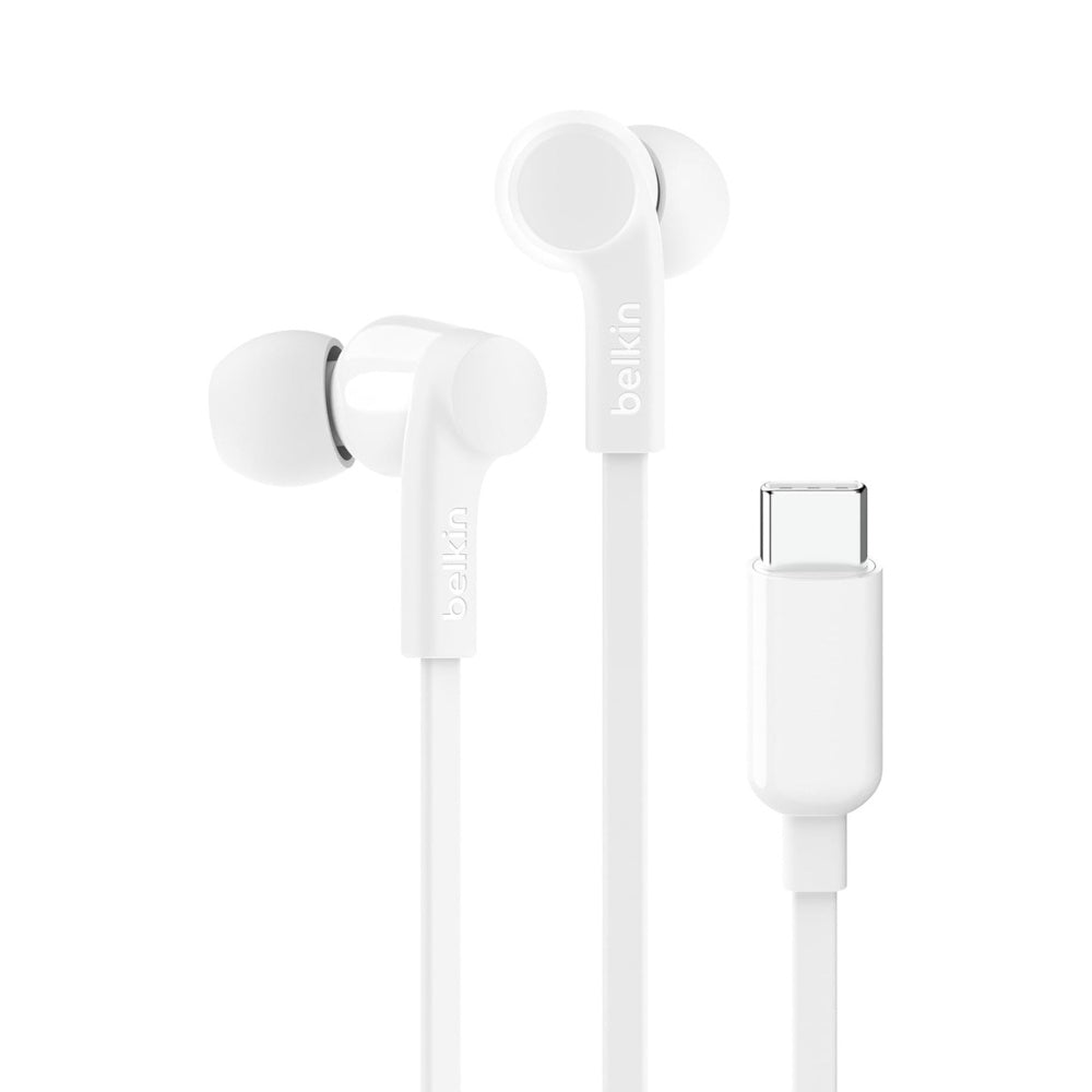 Belkin SoundForm Wired USB-C Earbuds - White image