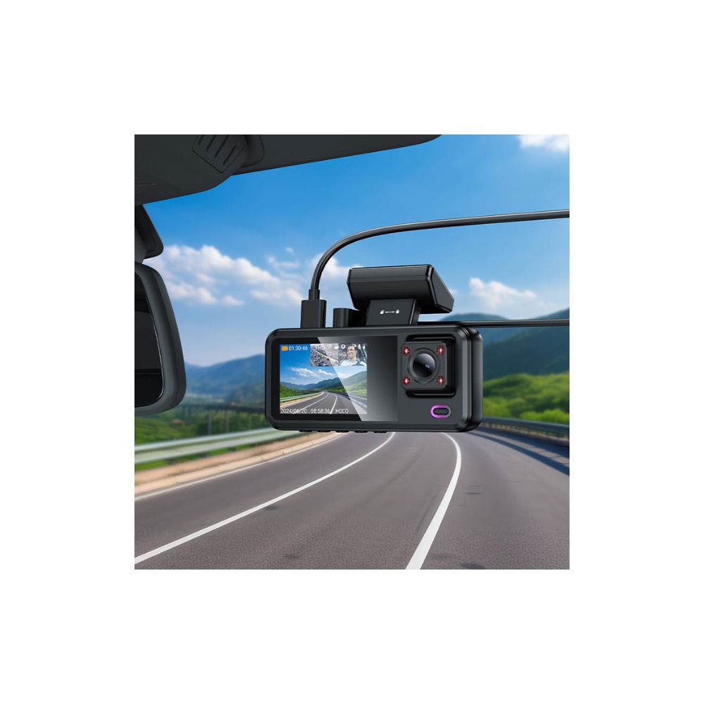 HOCO DV15 Tri-Channel Dash Cam