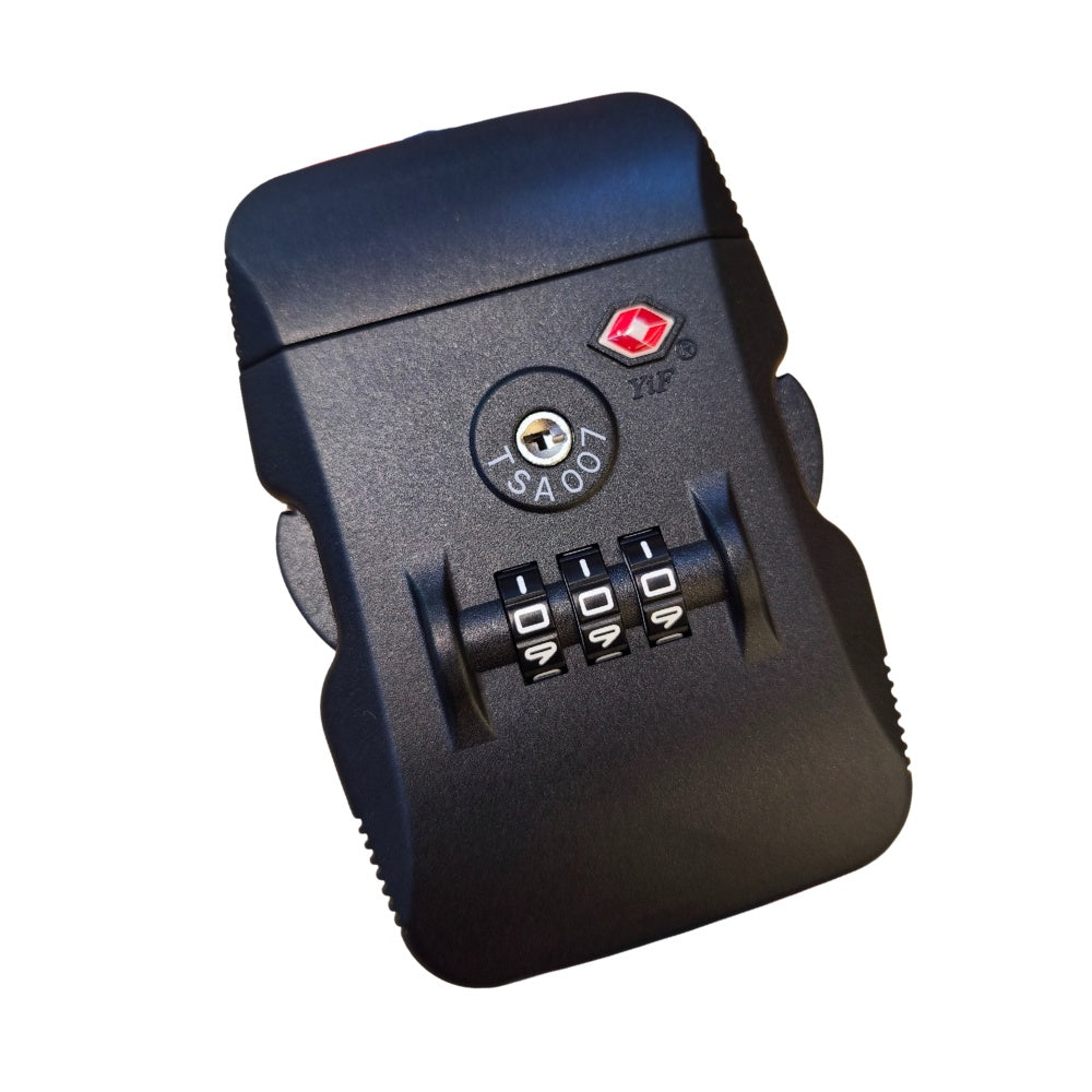 Coteci Customs Lock Buckle Luggage Strap Tag Set - World Landmarks - BeyTrend 