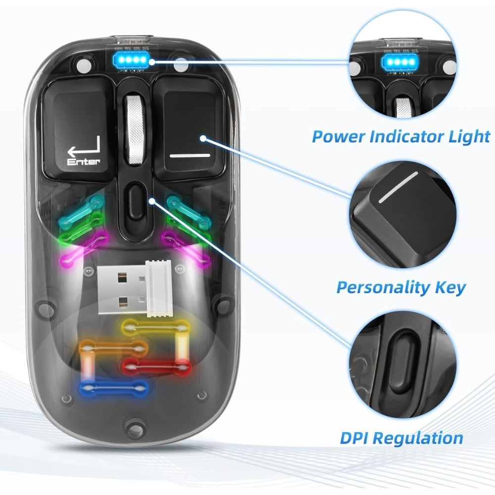 Coteci Magic Crystal IV Dual Mode Mouse - BeyTrend 