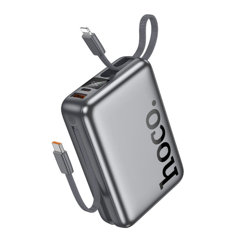 Hoco 18W Power Bank 20000mAh Built-in Cable Q39 - BeyTrend 