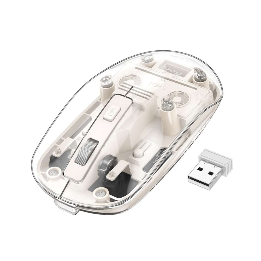 Hoco Crystals Dual Mode Wireless Mouse GM29 - BeyTrend 