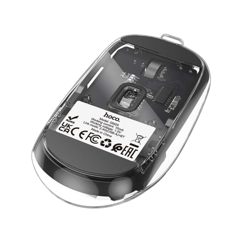 Hoco Crystals Dual Mode Wireless Mouse GM29 - BeyTrend 
