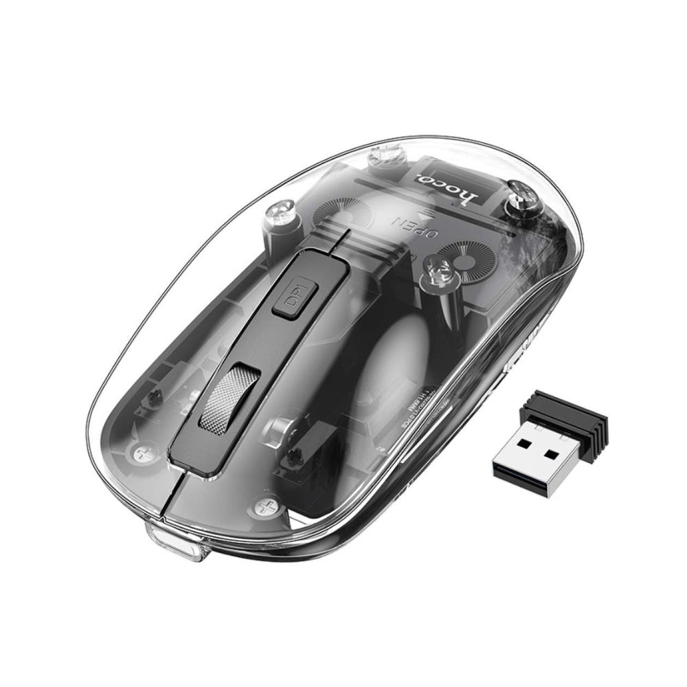 Hoco Crystals Dual Mode Wireless Mouse GM29 - BeyTrend 