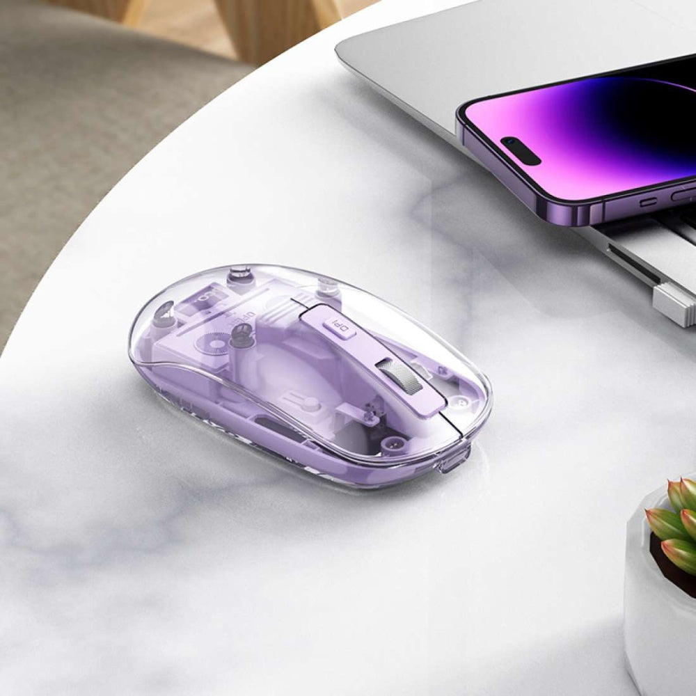 Hoco Crystals Dual Mode Wireless Mouse GM29 - BeyTrend 