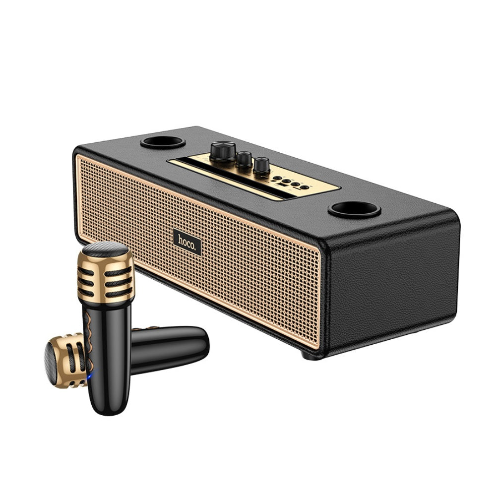 Hoco Graceful Wireless Dual-Mic Portable Karaoke Speaker BS63 - BeyTrend 