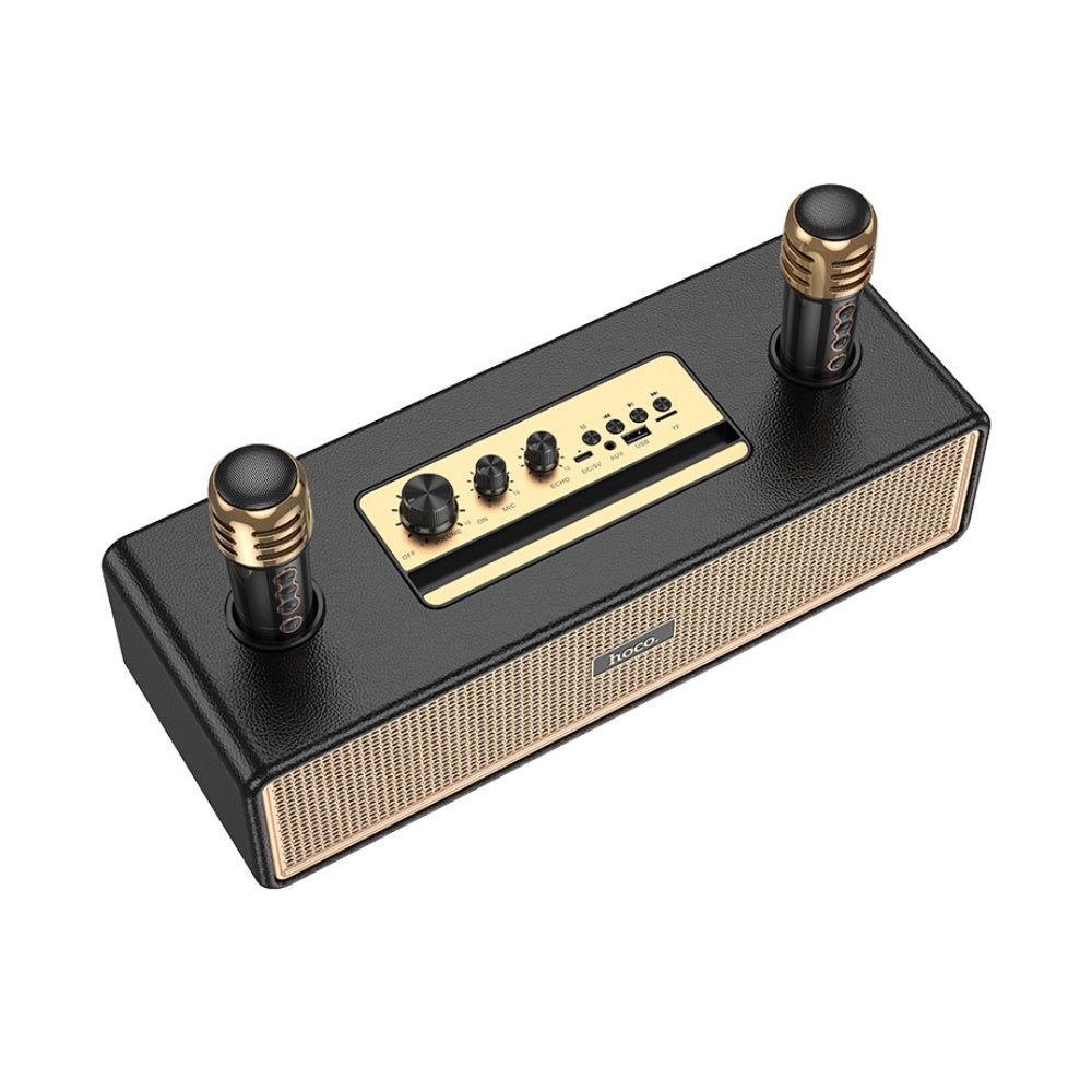 Hoco Graceful Wireless Dual-Mic Portable Karaoke Speaker BS63 - BeyTrend 