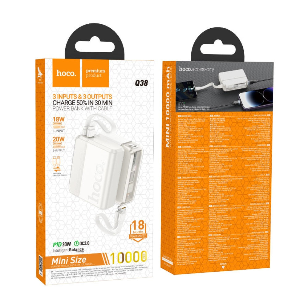 Hoco PD20W 10000mAh Power Bank Q38 - BeyTrend 