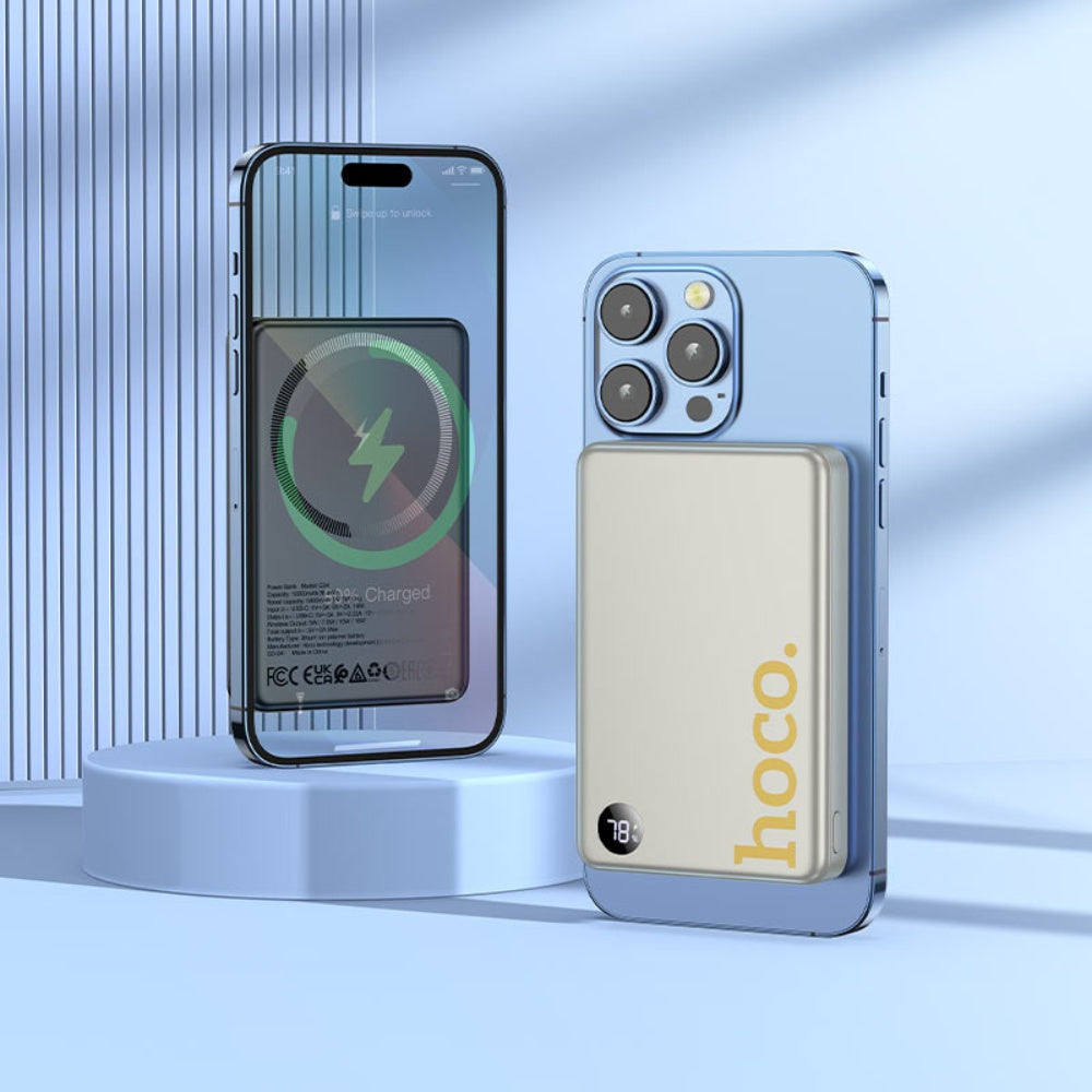Hoco Power Bank PD20W Wireless Charging 10000mAh - BeyTrend 