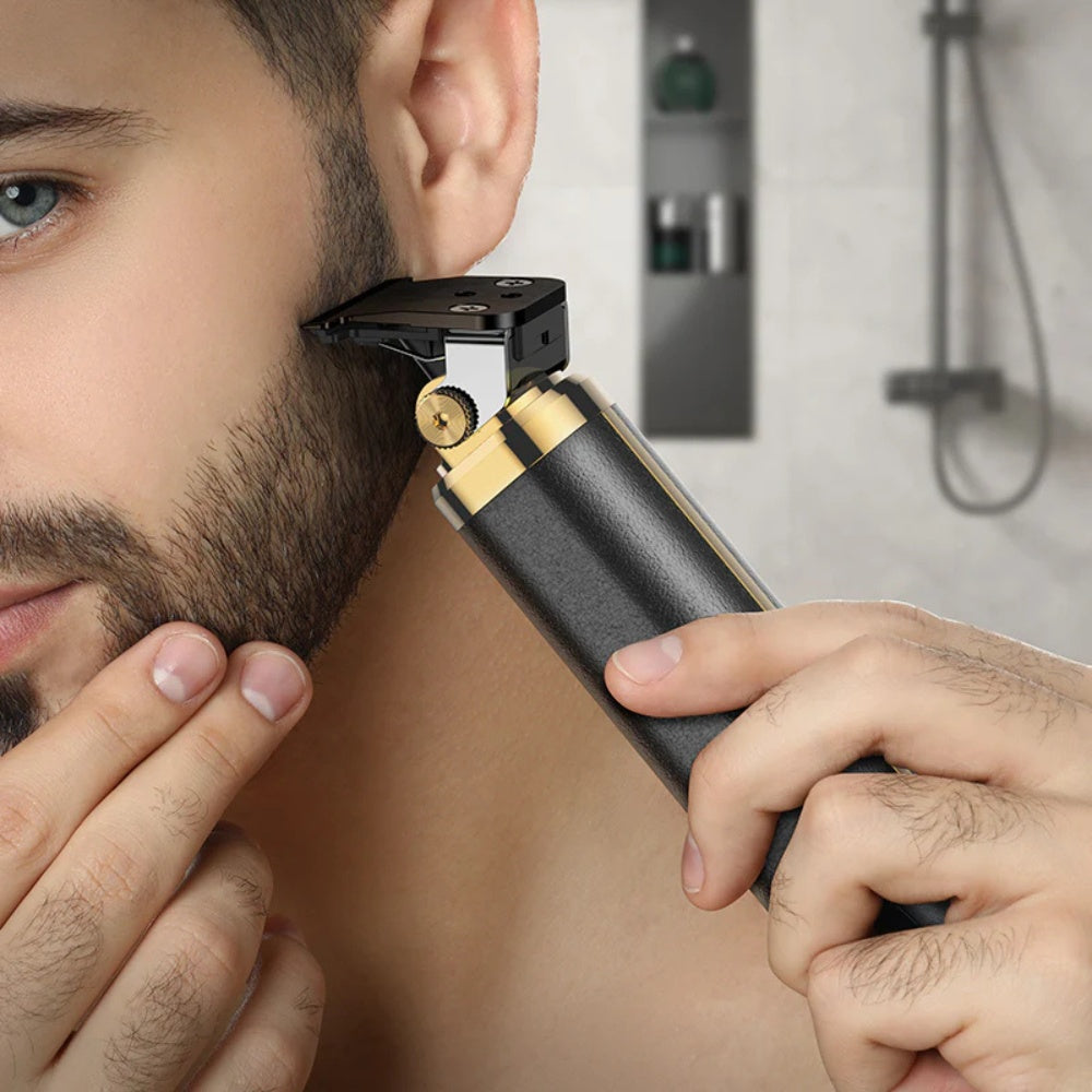 Hoco Retro Design Engraving Electric Hair Clipper HP22 - BeyTrend 