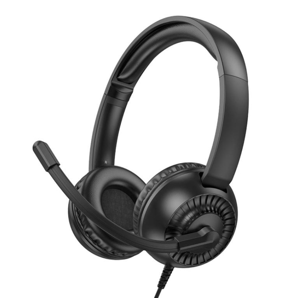 Hoco Wired Headphones With Mic 3.5mm W112 - BeyTrend 