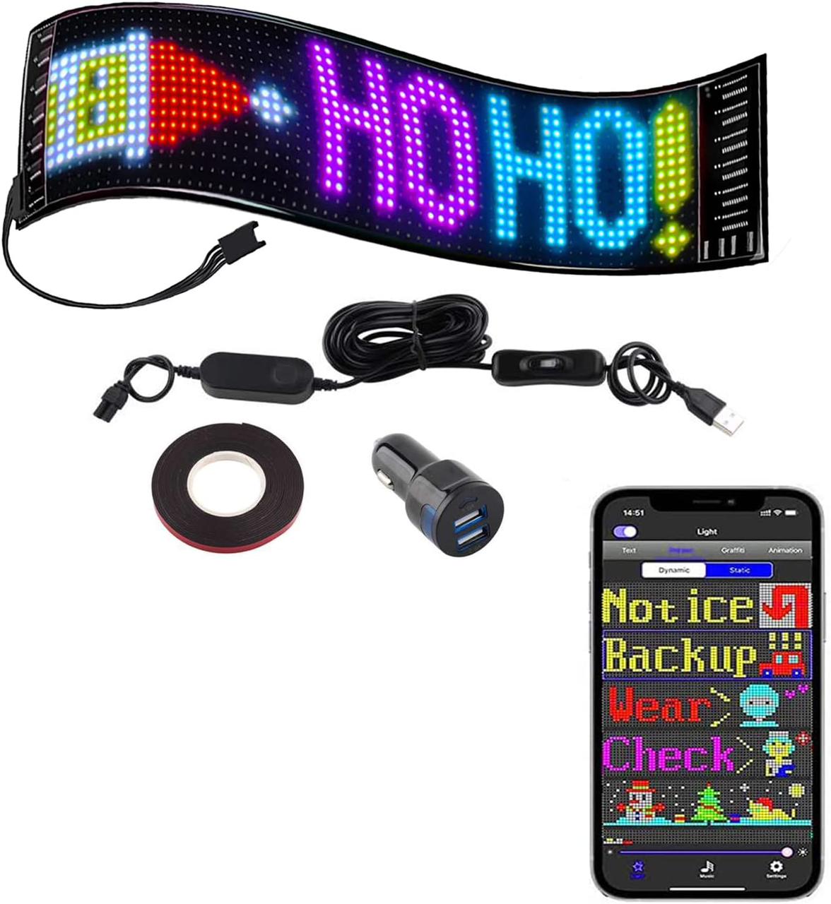 LED Flexible Light Display APP 59cm - BeyTrend 