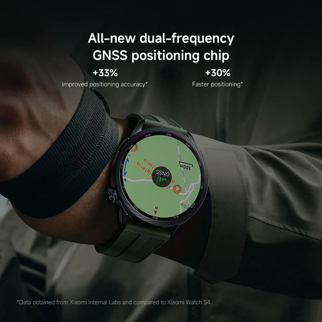 Xiaomi Watch S5 46mm smart smartwatch by BeyTrend with AMOLED display, GPS, and Bluetooth calling, shown with a black strap.