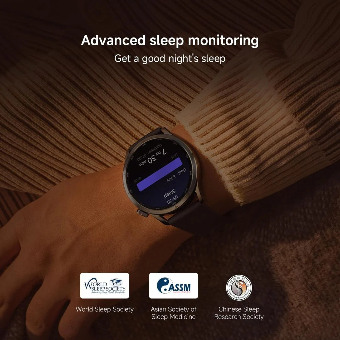 Xiaomi Watch S5 46mm smartwatch by BeyTrend with AMOLED display, GPS, and Bluetooth calling showing on wrist.