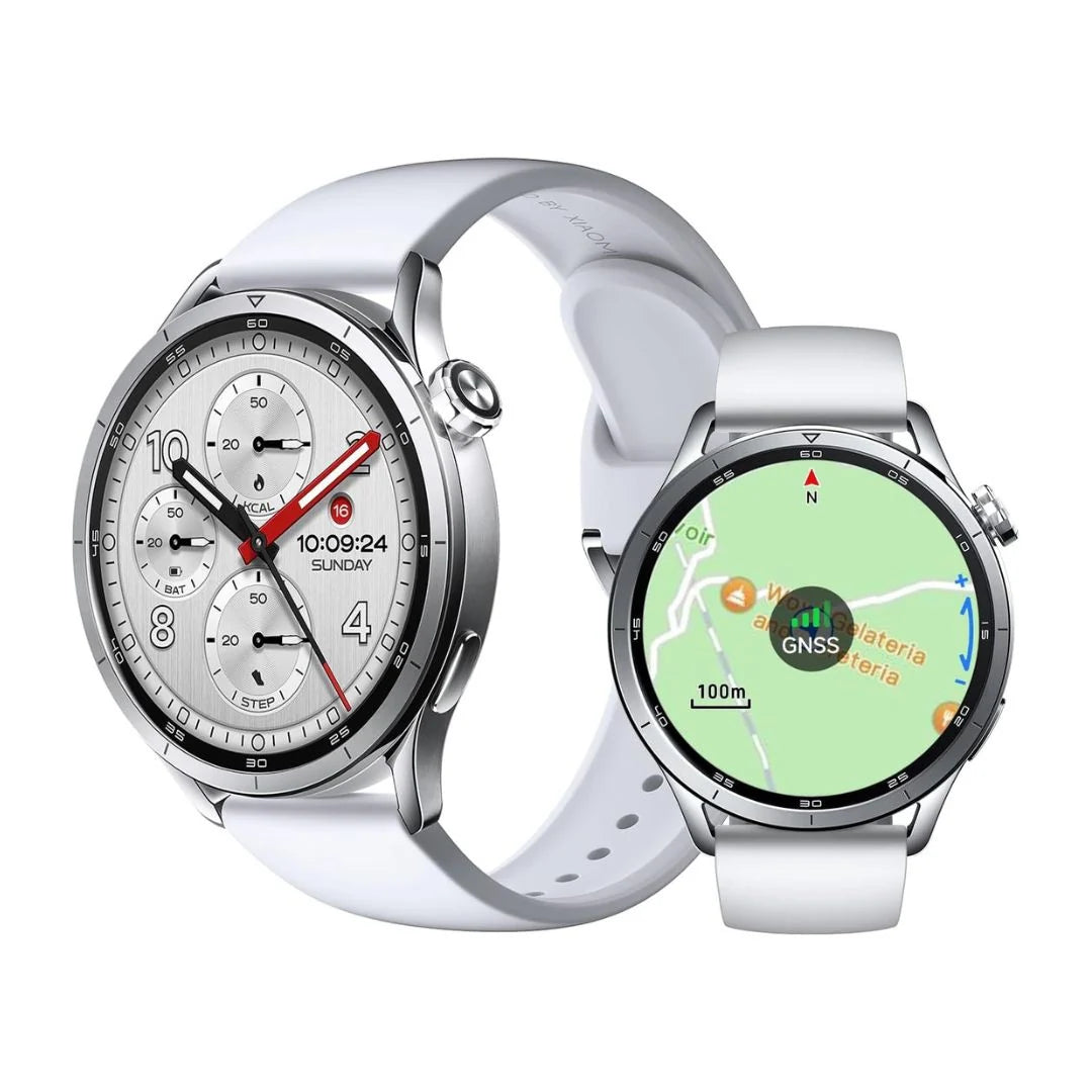 Xiaomi Watch S5 46mm smartwatch with AMOLED display, GPS, and Bluetooth calling, featuring a sleek design and fitness tracking.