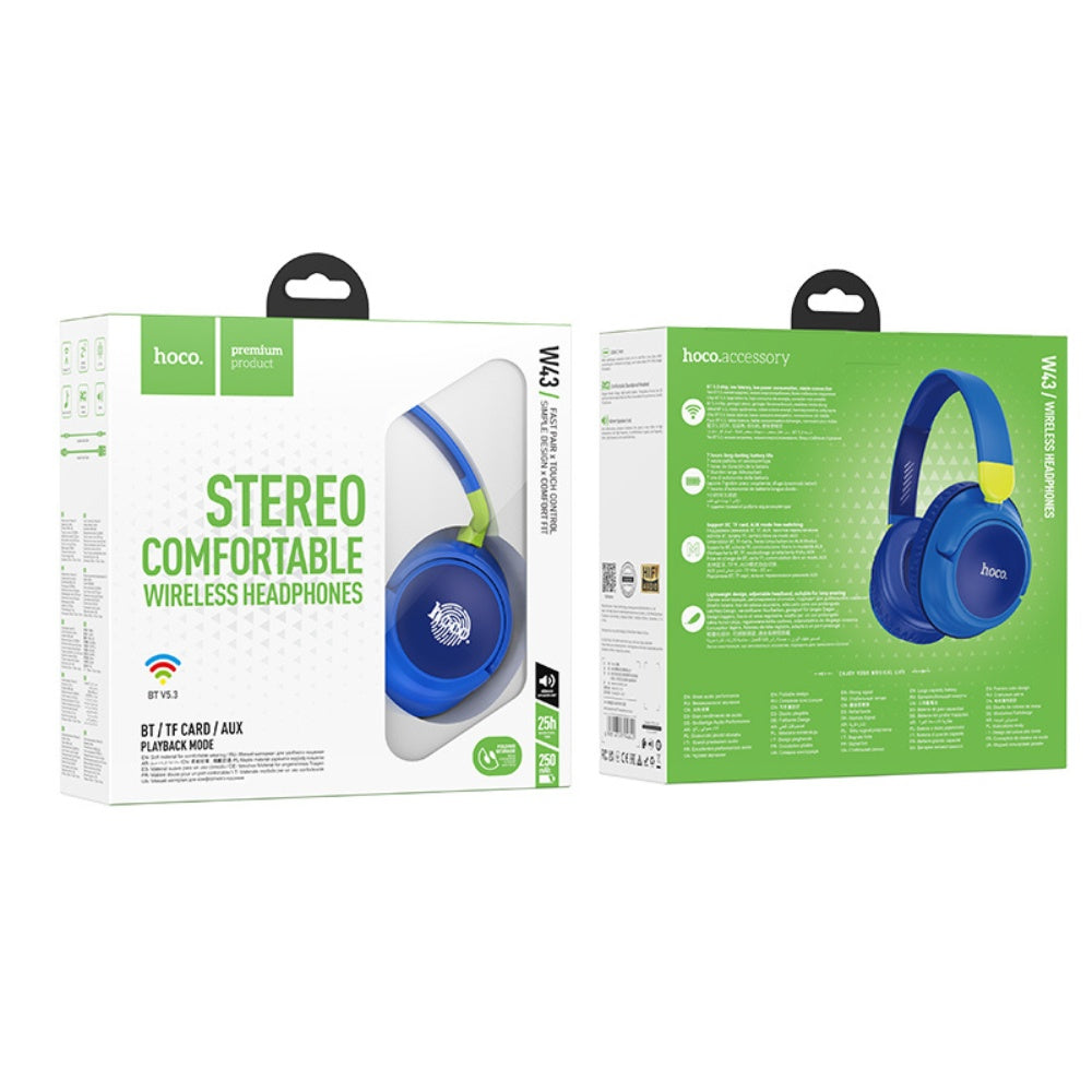 Hoco Stereo Wireless Headphones W43 image 4