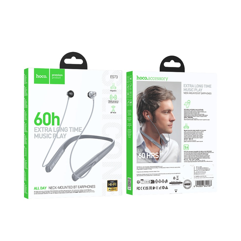 Hoco Neck-Mounted Bluetooth Earphones ES73 image 5