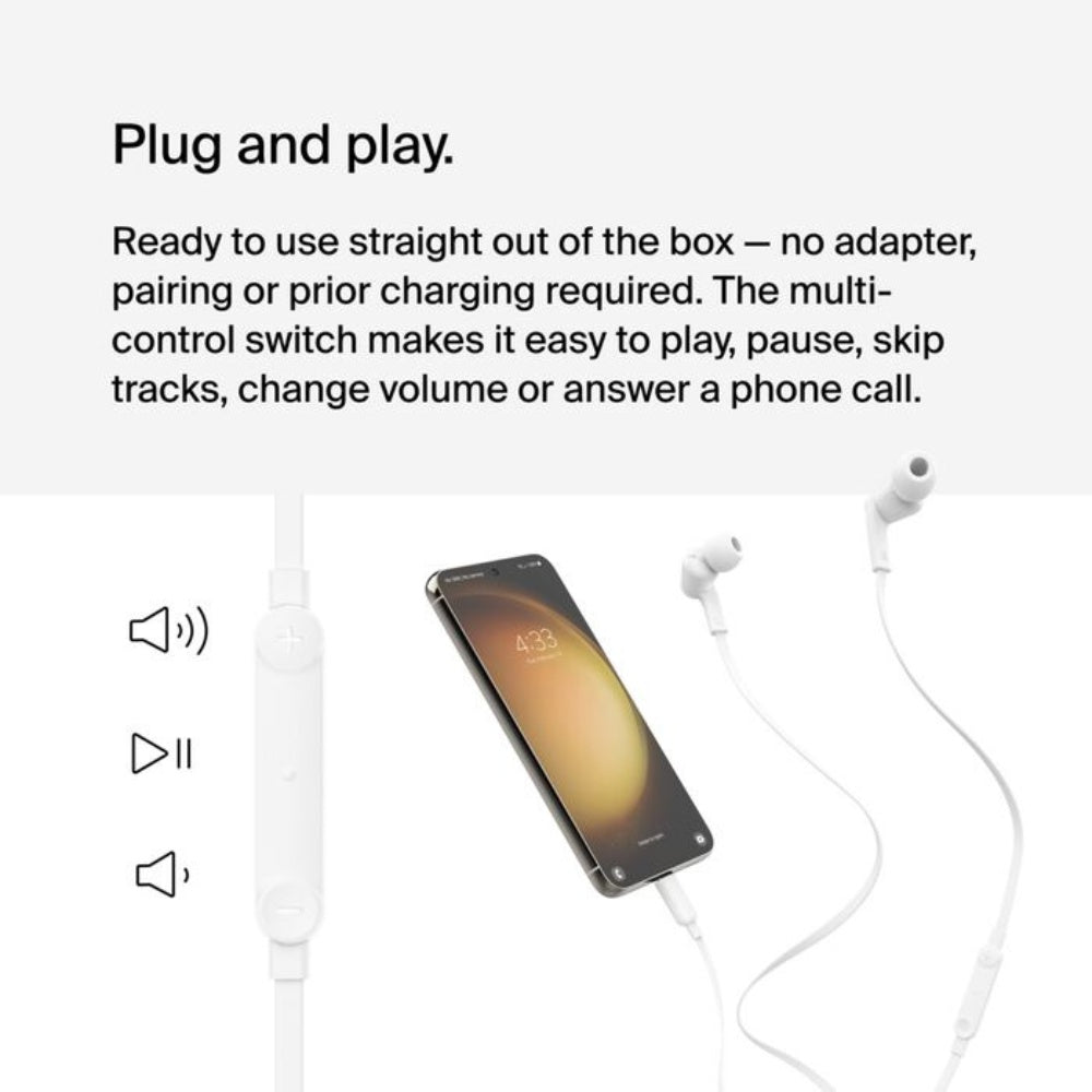 Belkin SoundForm Wired USB-C Earbuds image 3