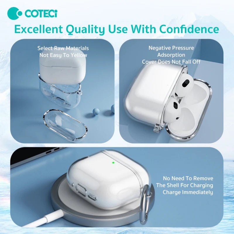 Coteci AirPods 4 Crystal Case image 2