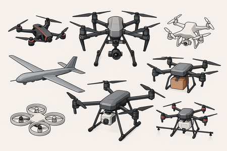Drones diffrernt types