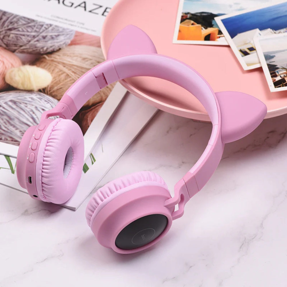 Hoco Wireless Cat Ear Headphones W27 image 3