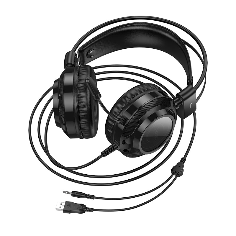 Hoco Wired RGB Gaming Headphones W110 image 2