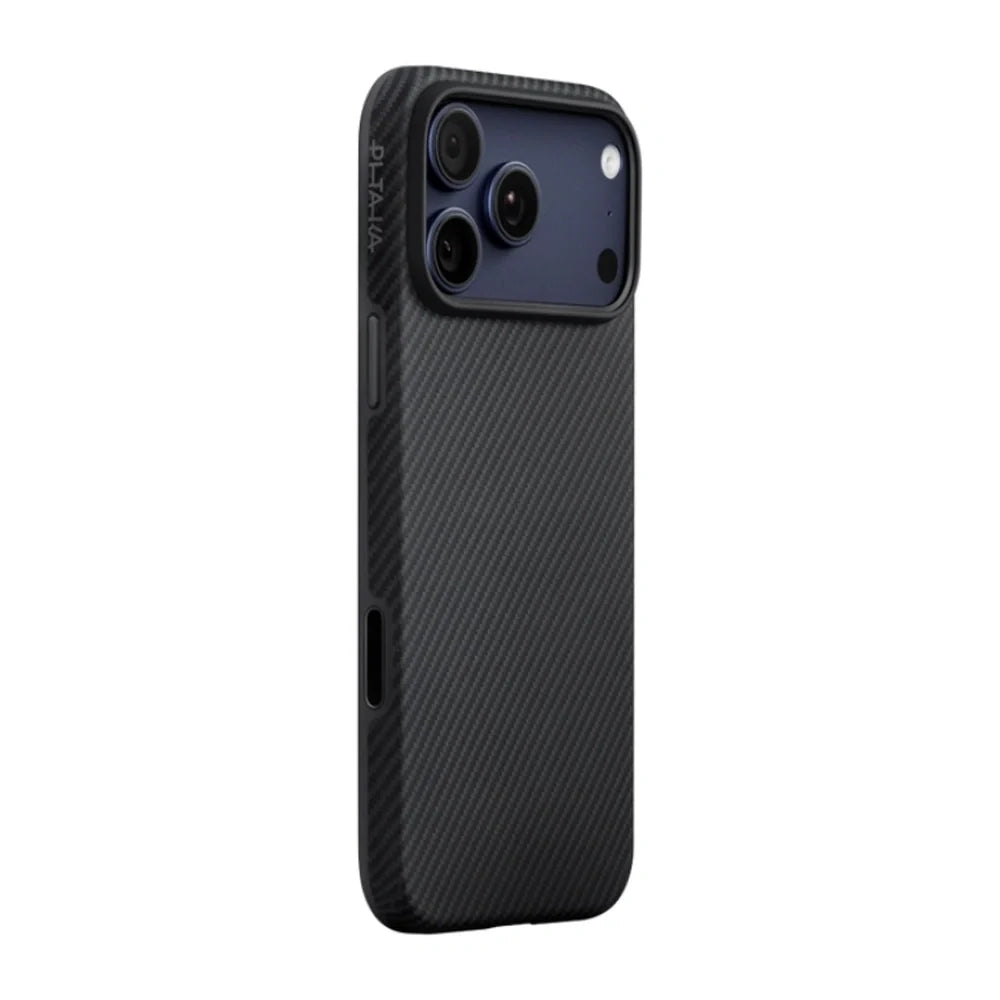 PITAKA iPhone 17 Pro Summa Case – 600D Black/Grey (Twill) - gallery image 1