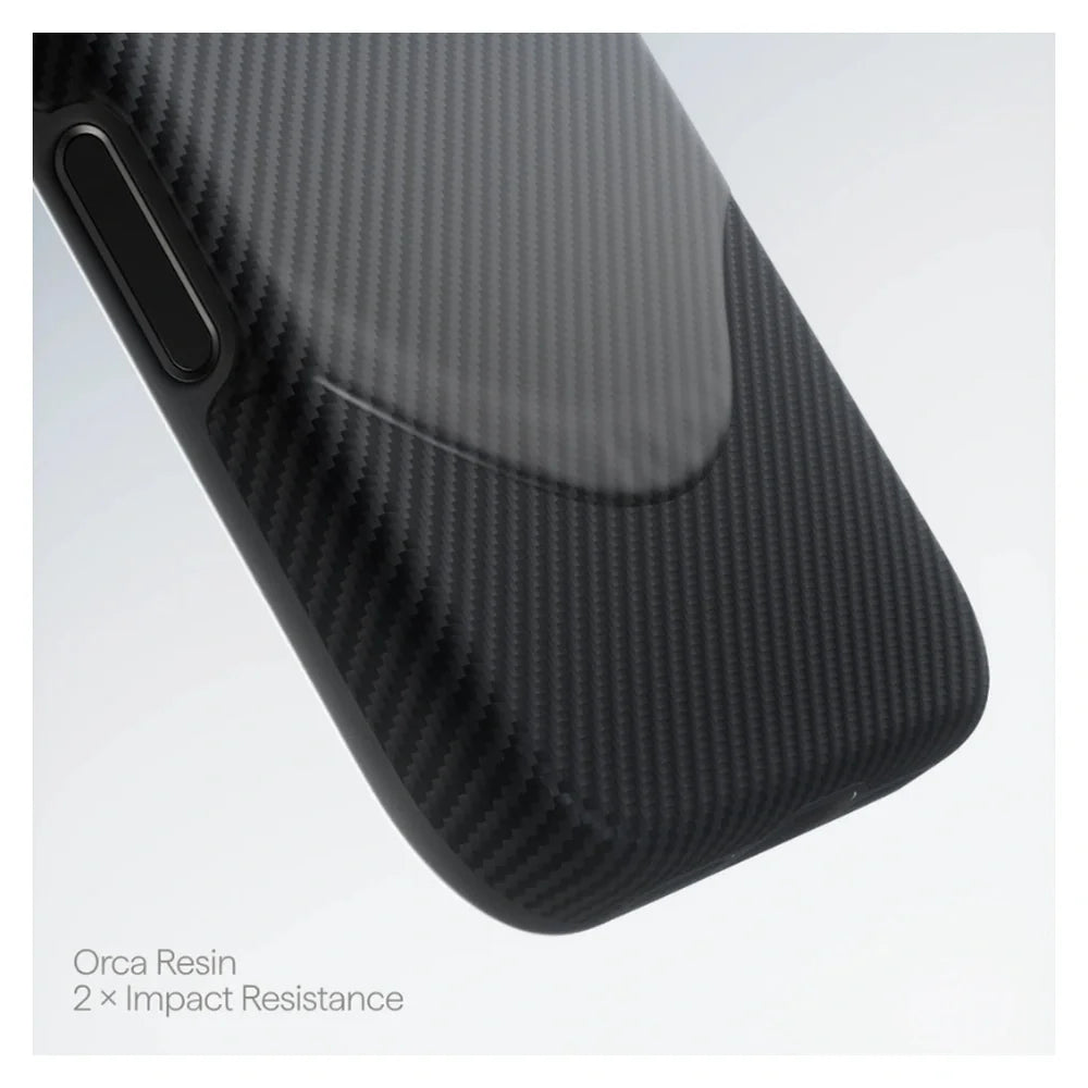 PITAKA iPhone 17 Pro Summa Case – 600D Black/Grey (Twill) - gallery image 2