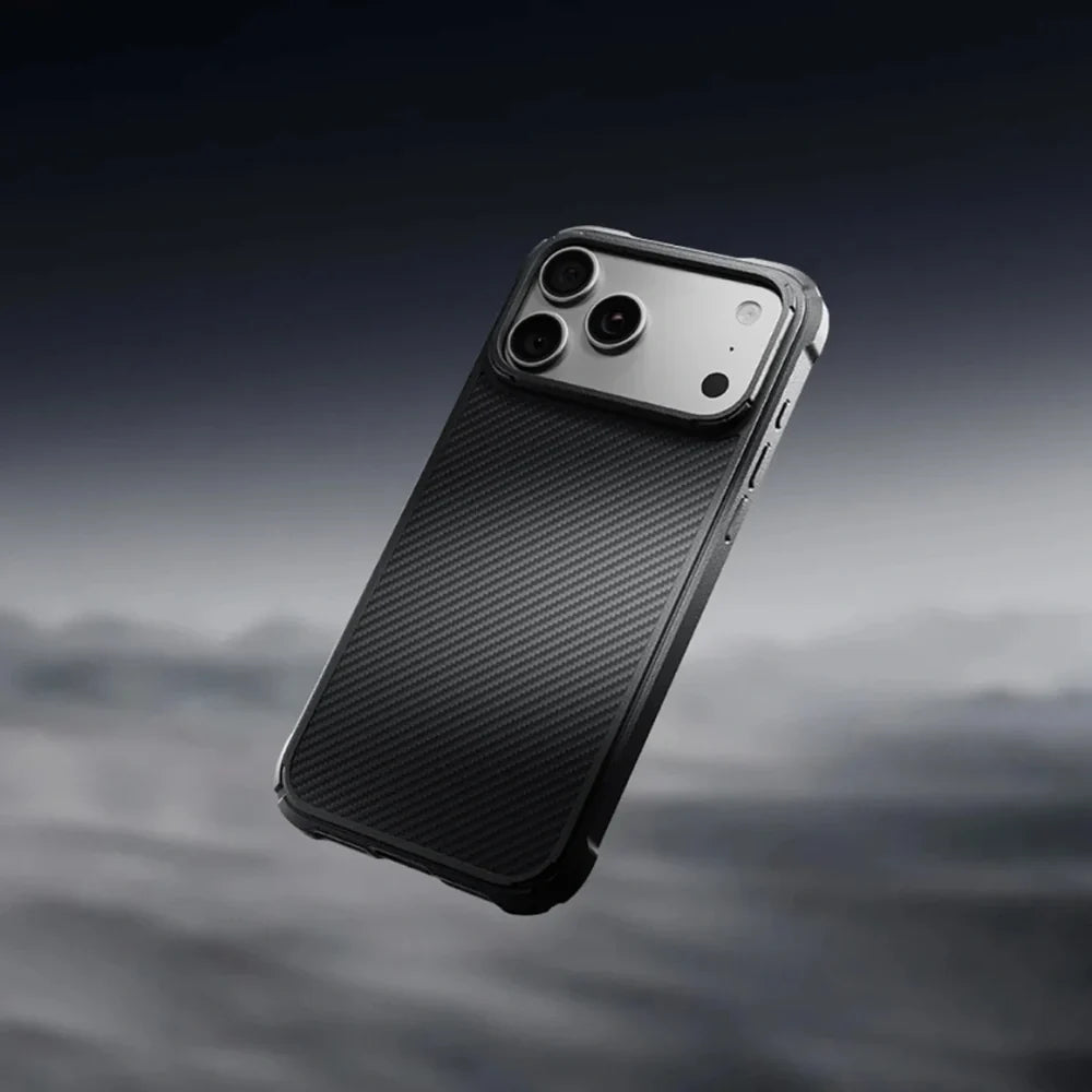 PITAKA iPhone 18 Pro Cairn Case (600D Black/Grey Twill) - gallery image 5