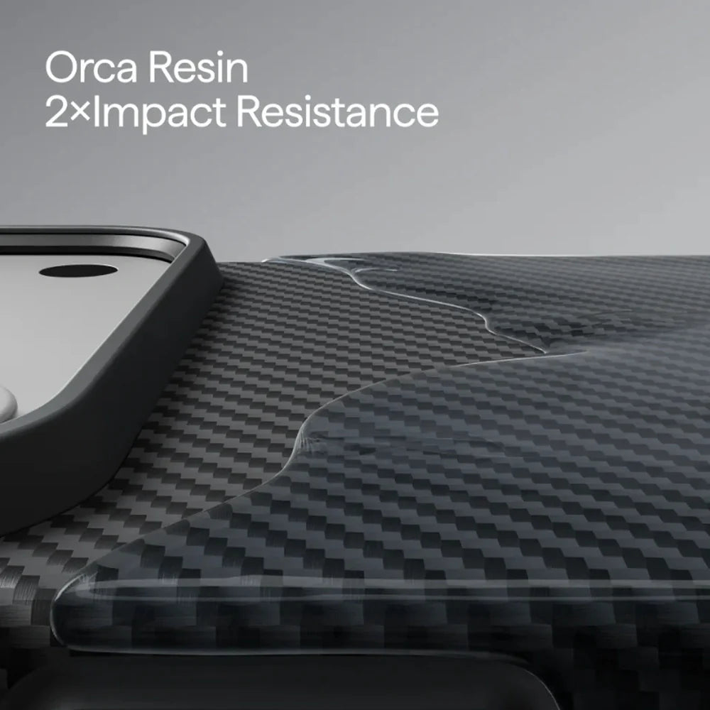 PITAKA iPhone 18 Pro Summa Case (600D Black/Grey Twill) - gallery image 2