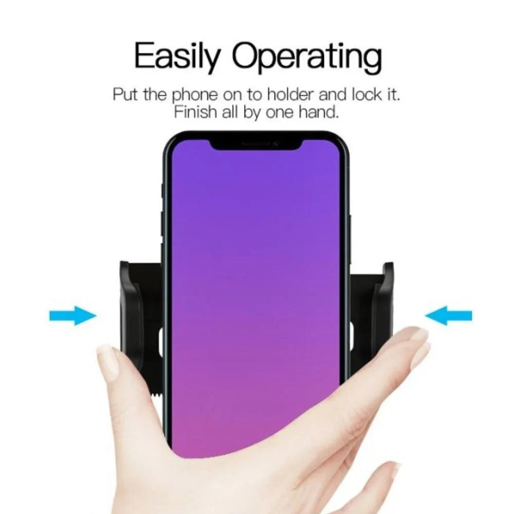 Yesido C23 dashboard car phone holder mounted on a vehicle dashboard with a smartphone secured in place.